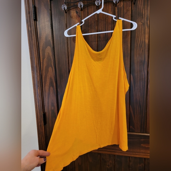 Disney Orange Tank Top with Glittery Mickey - Picture 5 of 9